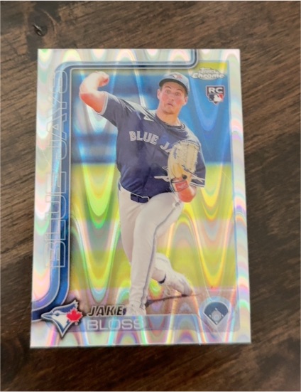 2025 Topps Chrome #188 Jake Bloss — front