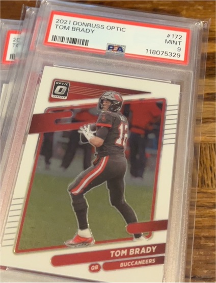 2021 Donruss Optic #172 Tom Brady — front