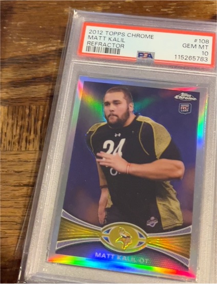 2012 Topps Chrome #108 Matt Kalil Refractor — front