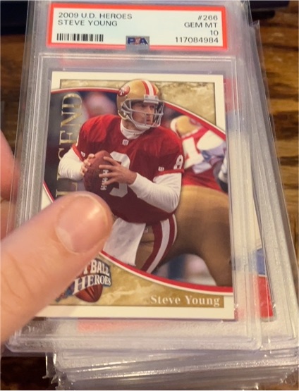 2009 Upper Deck Heroes #266 Steve Young — front