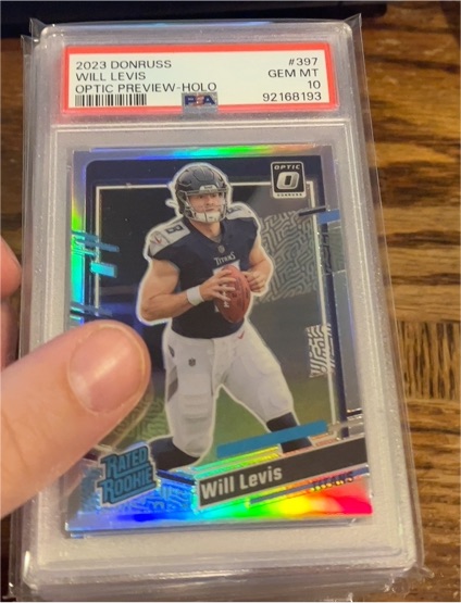 2023 Donruss Optic #397 Will Levis — front