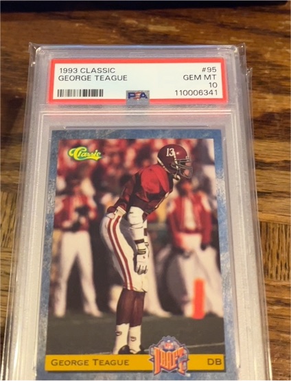1993 Classic #95 George Teague — front
