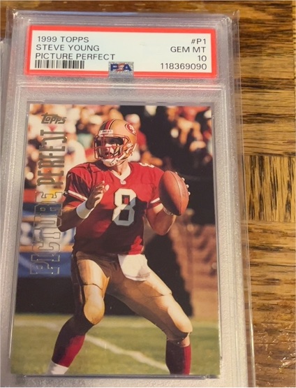 1999 Topps #P1 Steve Young Picture Perfect — front