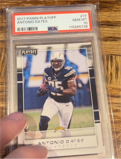 2017 Panini Playoff #77 Antonio Gates — front
