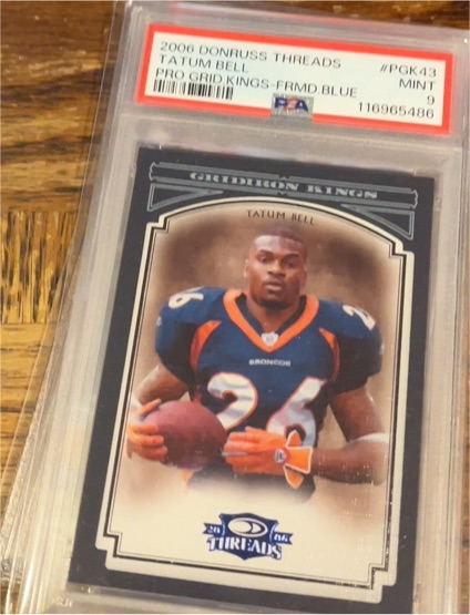 2006 Donruss Threads #PGK-43 Tatum Bell — front