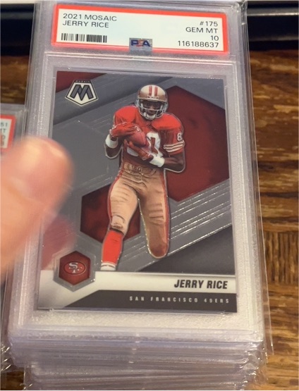 2021 Panini Mosaic #175 Jerry Rice — front