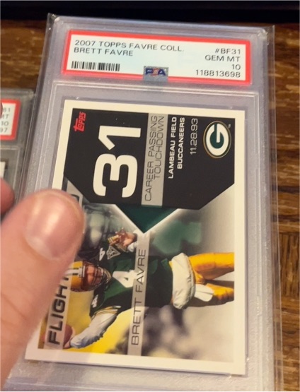 2007 Topps Favre Collection #BF31 Brett Favre — front