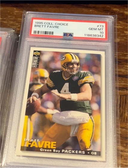 1995 Upper Deck Collector's Choice #73 Brett Favre — front