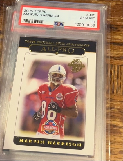 2005 Topps #335 Marvin Harrison — front