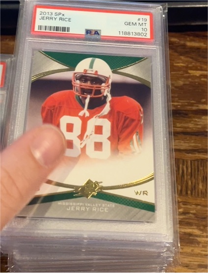 2013 Upper Deck SPx #19 Jerry Rice — front