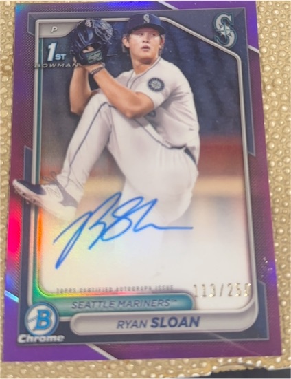 2024 Bowman Chrome #1st Bowman Ryan Sloan — front