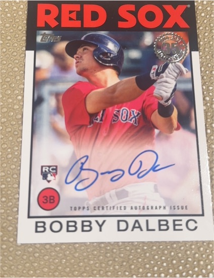 2021 Topps 1986 #86A-BD Bobby Dalbec — front