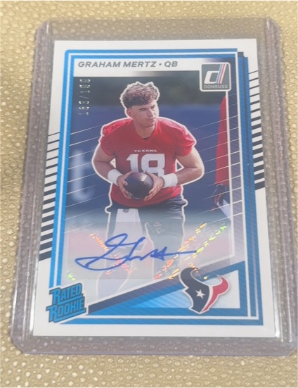 2025 Donruss #347 Graham Mertz Rated Rookie — front