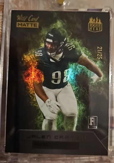 2023 Wild Card Matte Rookie Heat #RH-JC Jalen Carter — front