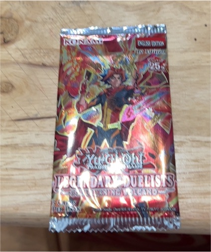 2023 Yu-Gi-Oh! Legendary Duelists Soulburning Volcano Booster Pack — front