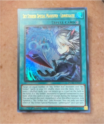 2020 Yu-Gi-Oh! DUAD-EN069 Sky Striker Special Maneuver - Lemnisgate! — front