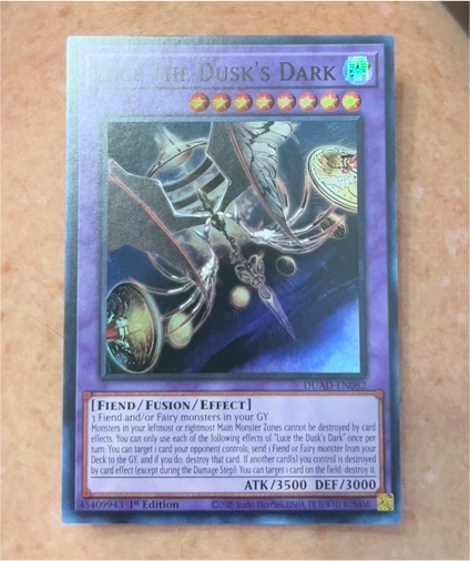 2021 Yu-Gi-Oh! DUAD-EN082 Luce the Dusk's Dark — front
