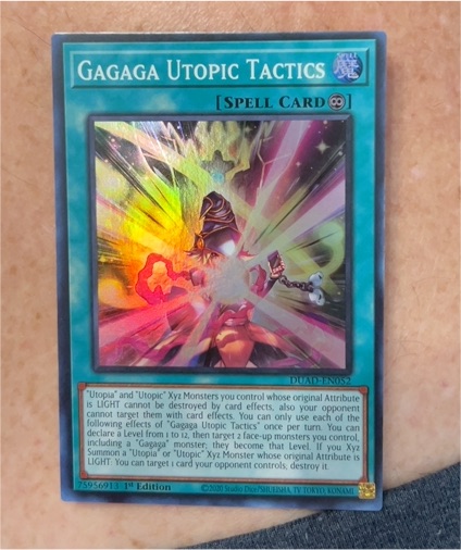 2009 Yu-Gi-Oh! #75956913 Gagaga Utopic Tactics — front