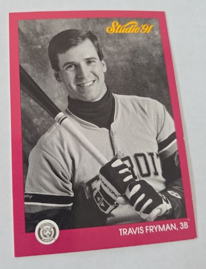 1991 Leaf Studio #54 Travis Fryman — front