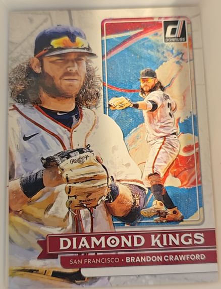 2022 Donruss Diamond Kings #26 Brandon Crawford — front