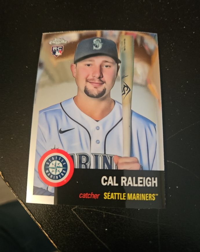 2022 Topps Chrome Platinum Anniversary #237 Cal Raleigh — front