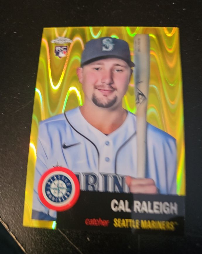 2022 Topps Chrome Platinum Anniversary #237 Cal Raleigh — front