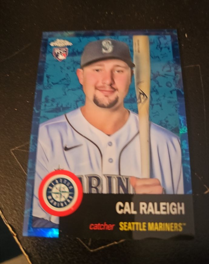 2022 Topps Chrome Platinum Anniversary #237 Cal Raleigh — front