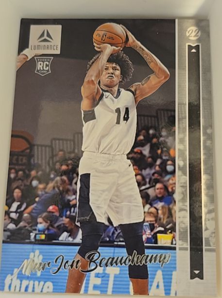 2022 Panini Chronicles Draft Picks Luminance #19 MarJon Beauchamp — front