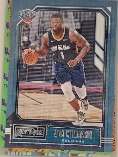 2020-21 Panini Chronicles Playbook #181 Zion Williamson — front
