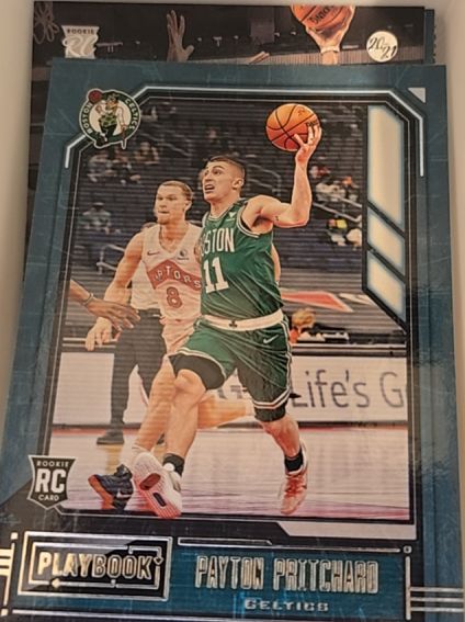 2020-21 Panini Chronicles Playbook #191 Payton Pritchard Rookie Card — front