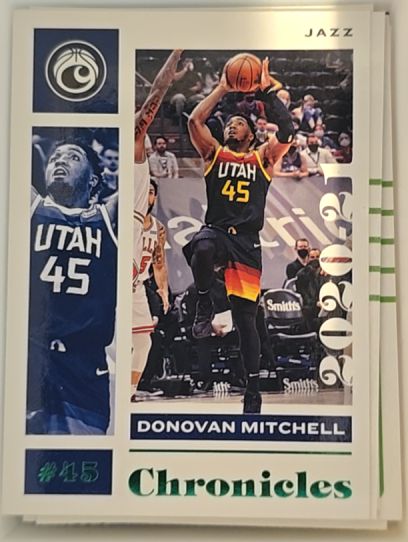 2020-21 Panini Chronicles #48 Donovan Mitchell — front