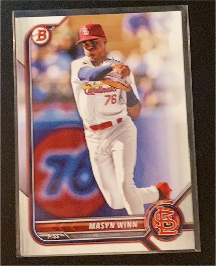 2022 Bowman Draft #BD-170 Masyn Winn — front