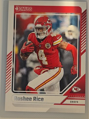 2024 Donruss #233 Rashee Rice Kansas City Chiefs — front
