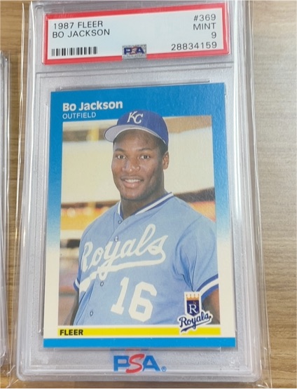 1987 Fleer #369 Bo Jackson — front