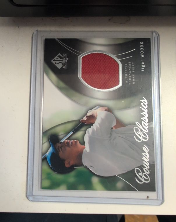 2004 SP Authentic Course Classics #CC1 Tiger Woods — front