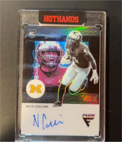 2021 Panini Chronicles Draft Picks Flux #29 Nico Collins — front