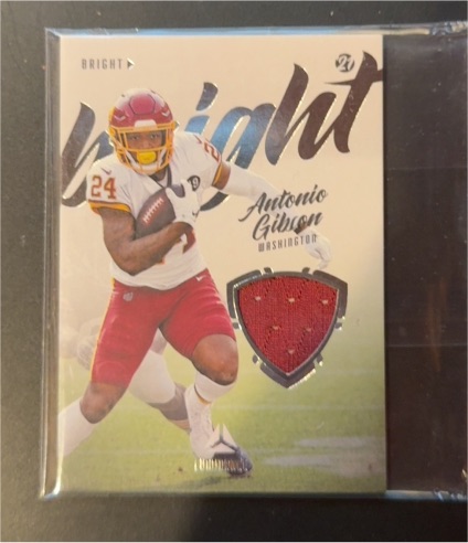 2021 Panini Luminance Bright Beginnings #BB-AG Antonio Gibson — front