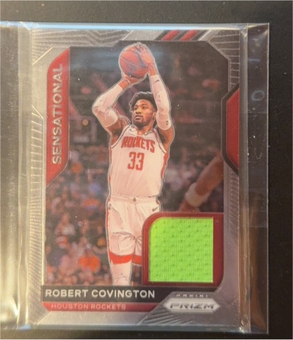 2020-21 Panini Prizm Sensational Swatches #SSW-RCV Robert Covington — front
