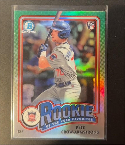 2024 Bowman Chrome Rookie of the Year Favorites #ROY-13 Pete Crow-Armstrong — front