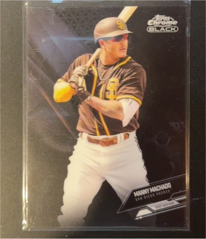 2021 Topps Chrome Black #38 Manny Machado — front