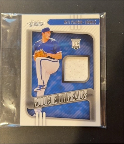 2021 Panini Absolute Rookie Threads #RT-NP Nate Pearson — front