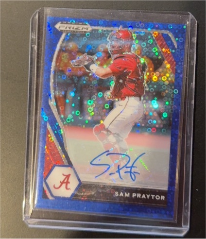 2021 Panini Prizm Draft Picks #PDP179 Sam Praytor — front