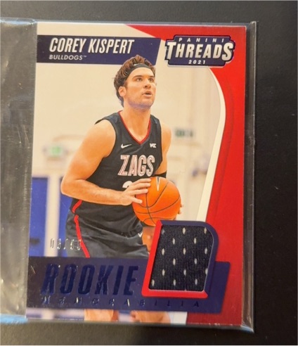 2021 Panini Chronicles Draft Picks Threads #TRM-CK Corey Kispert — front
