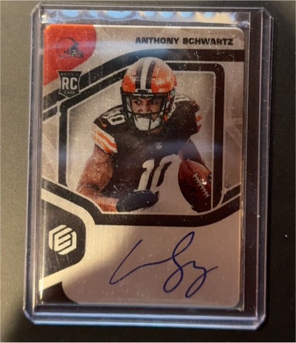 2021 Panini Elements Anthony Schwartz Rookie Auto — front