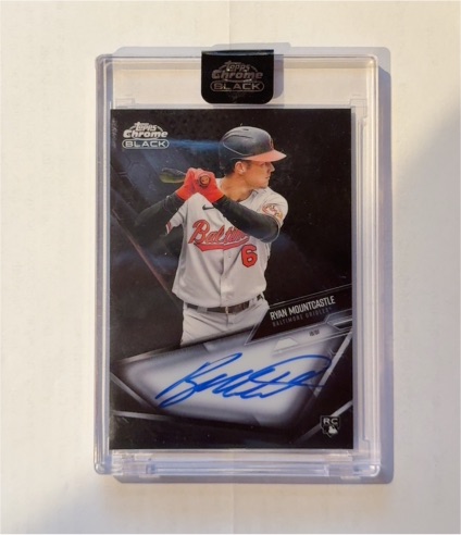 2021 Topps Chrome Black #CBA-RM Ryan Mountcastle — front