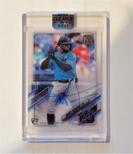 2021 Topps Clearly Authentic #CAA-MH Monte Harrison — front