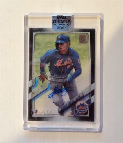 2021 Topps Clearly Authentic #CAA-AG Andres Gimenez — front