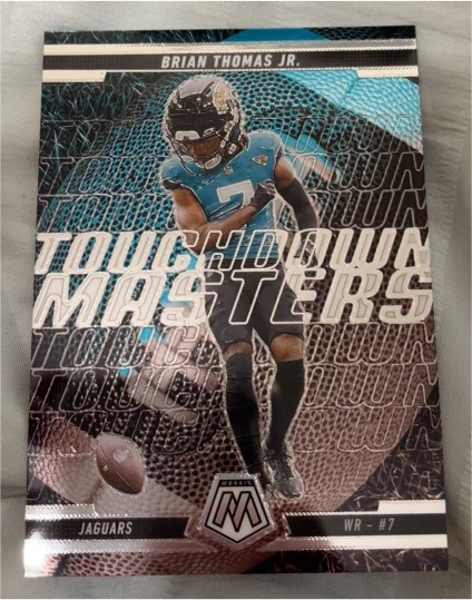 2025 Panini Mosaic #8 Brian Thomas Jr. Touchdown Masters — front