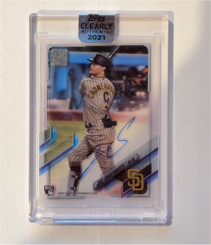2021 Topps Clearly Authentic #CAA-JCR Jake Cronenworth — front