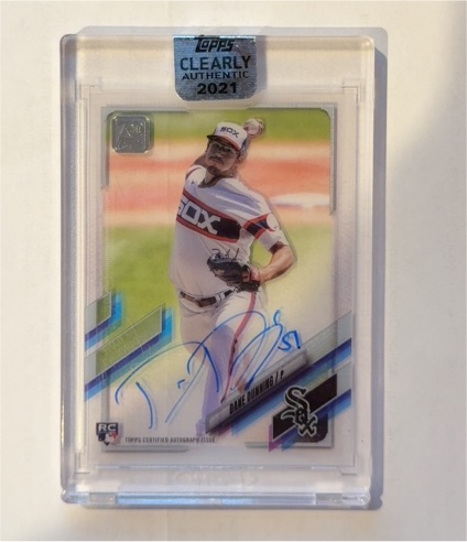 2021 Topps Clearly Authentic #CAA-DD Dane Dunning — front